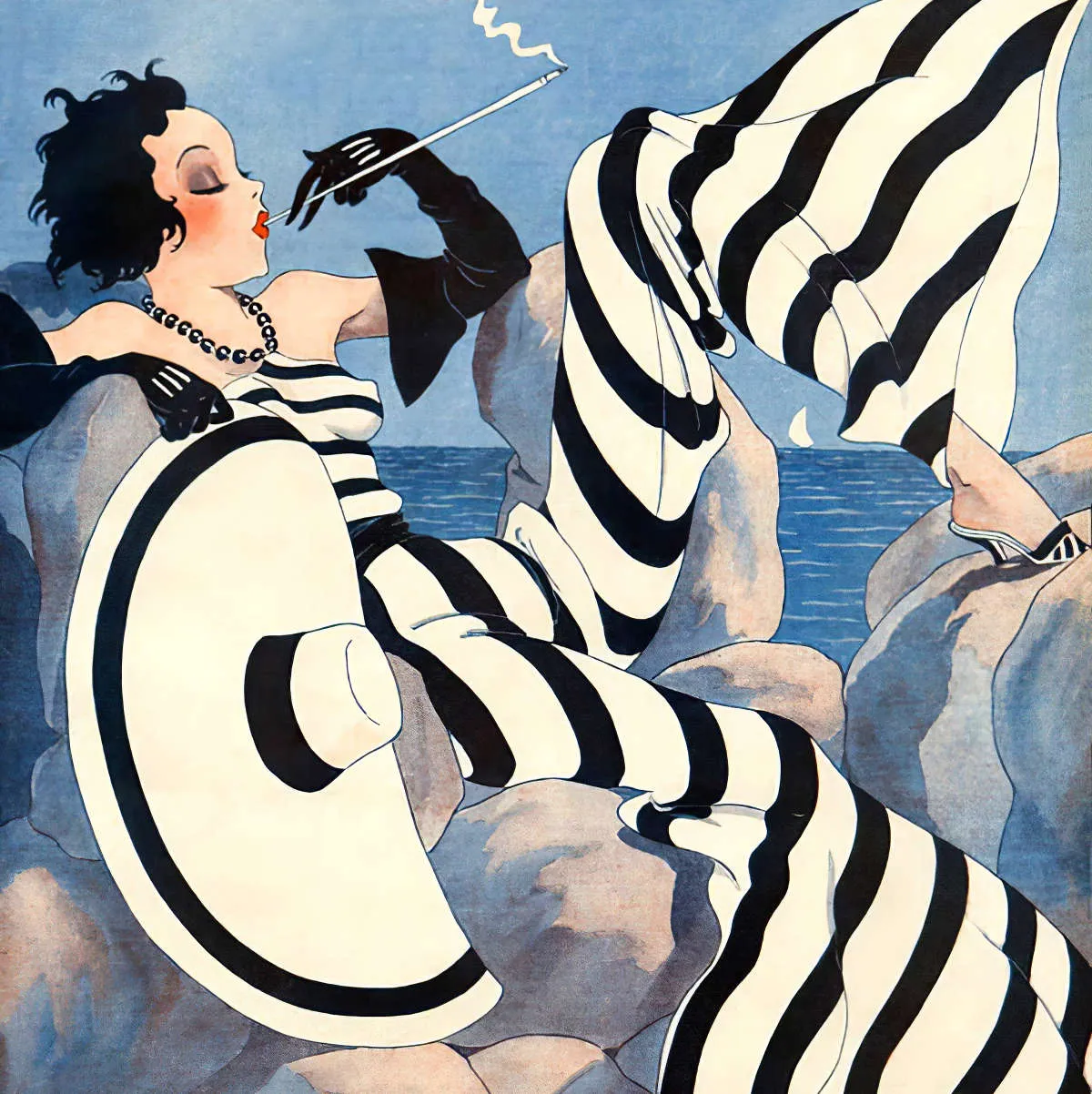 1933 French Fashion Wall Art