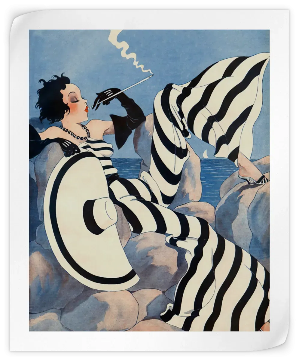 1933 French Fashion Wall Art