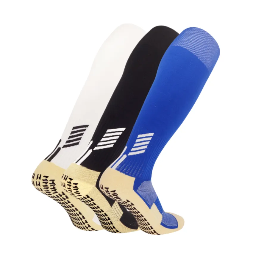 3 Pack Football Grip Socks Long Tube