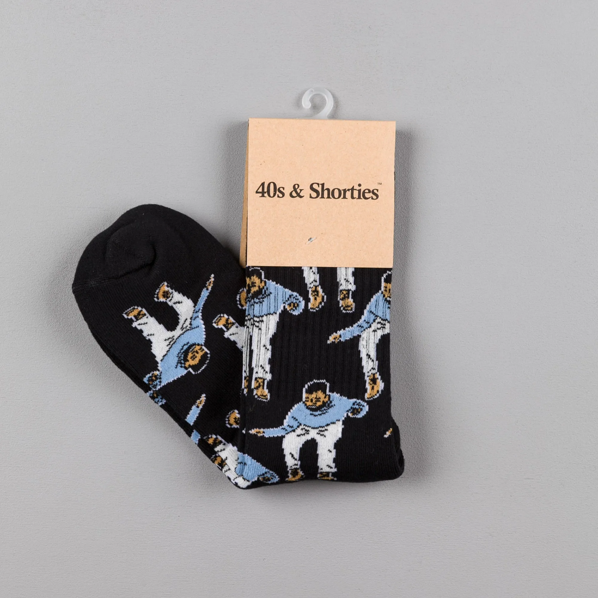 40s & Shorties Bling Dance Socks - Black