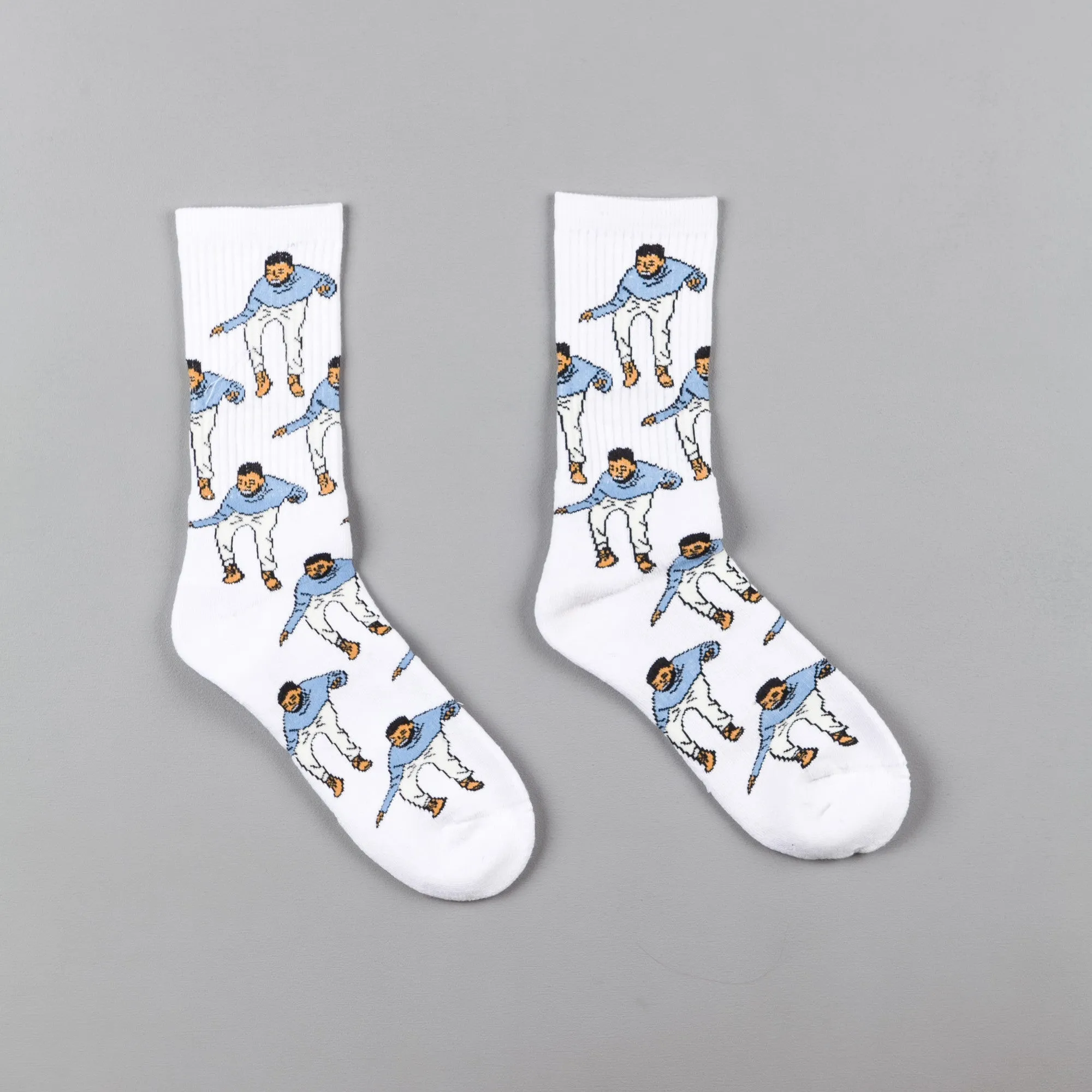 40s & Shorties Bling Dance Socks - White