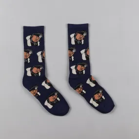 40s & Shorties Legend Socks - Blue