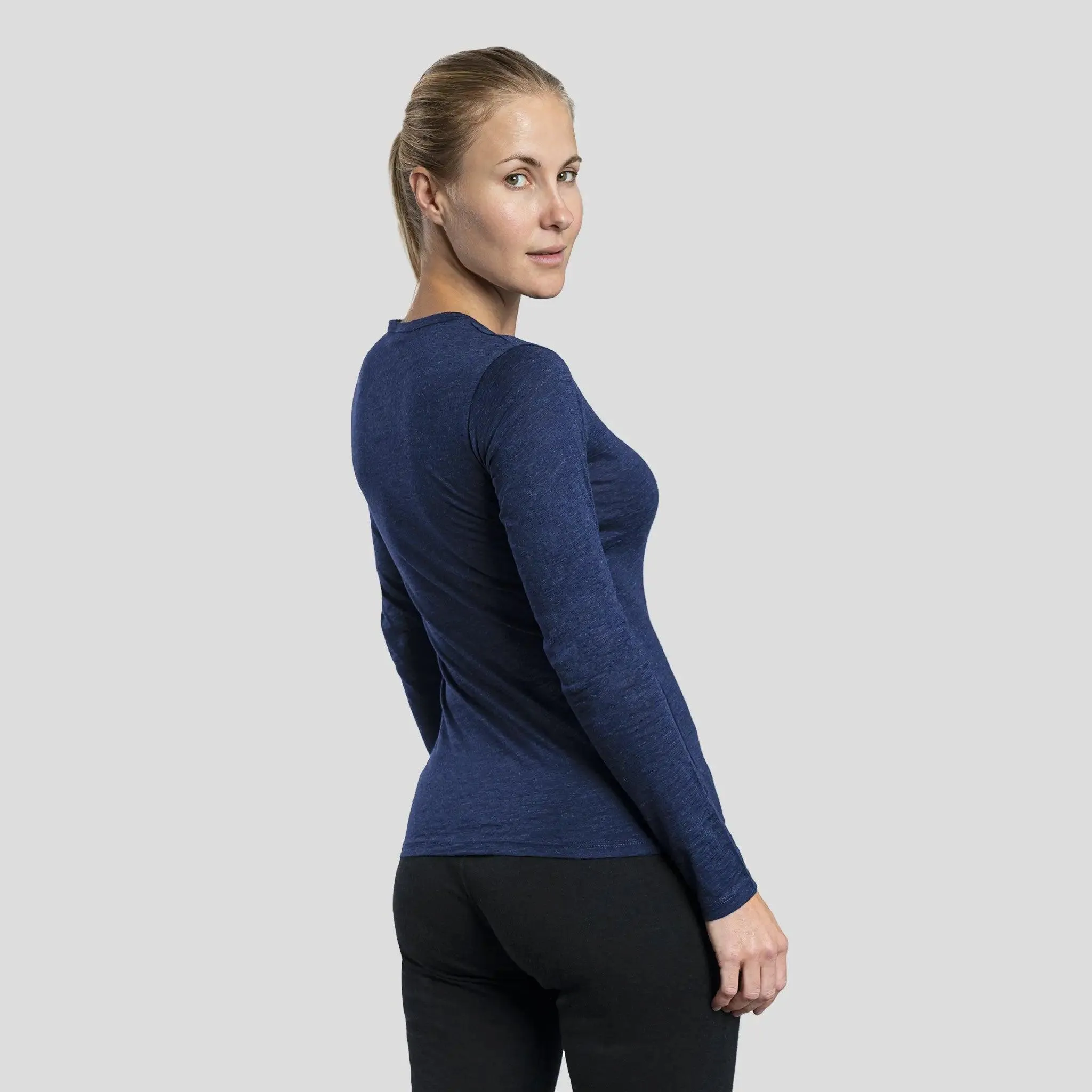 5 Pack - Women's Alpaca Wool Long Sleeve Shirts: 160 Ultralight