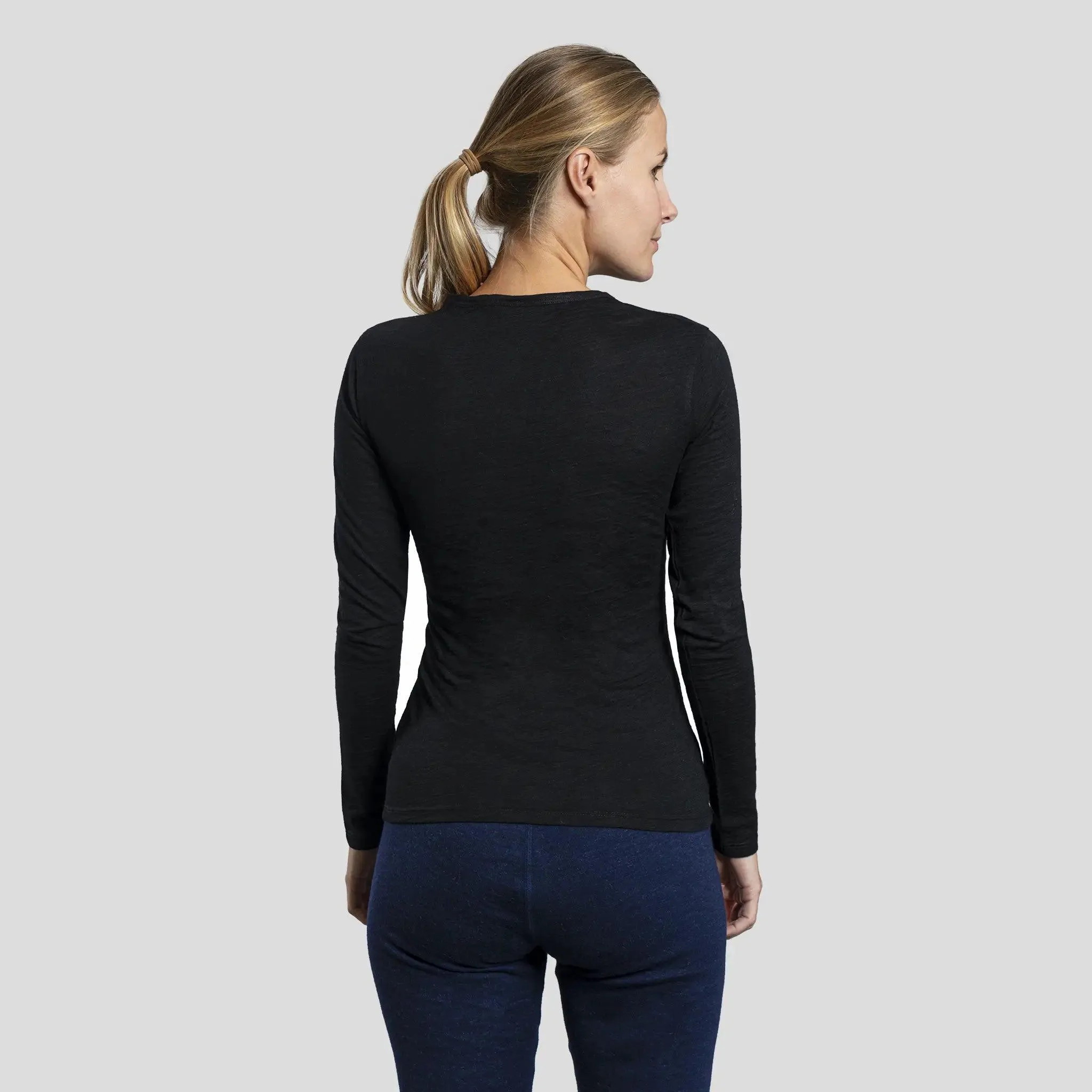 5 Pack - Women's Alpaca Wool Long Sleeve Shirts: 160 Ultralight