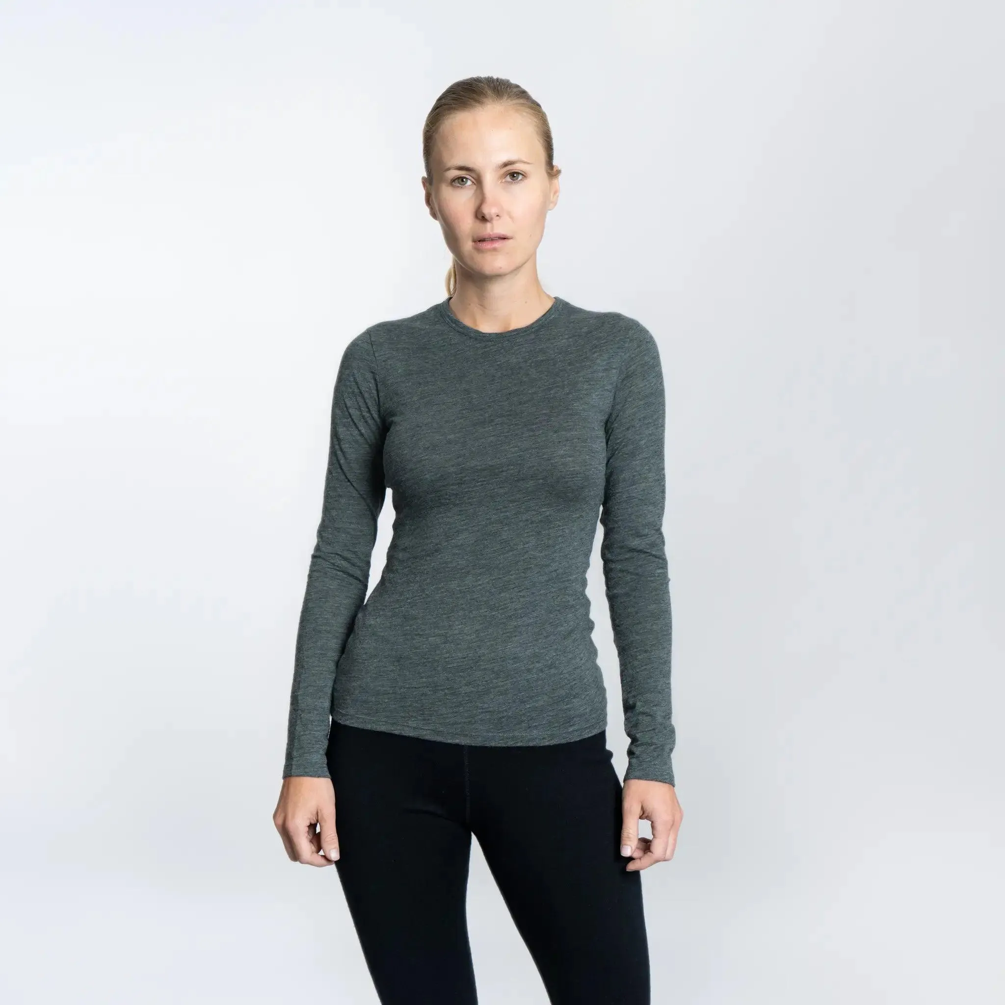 5 Pack - Women's Alpaca Wool Long Sleeve Shirts: 160 Ultralight