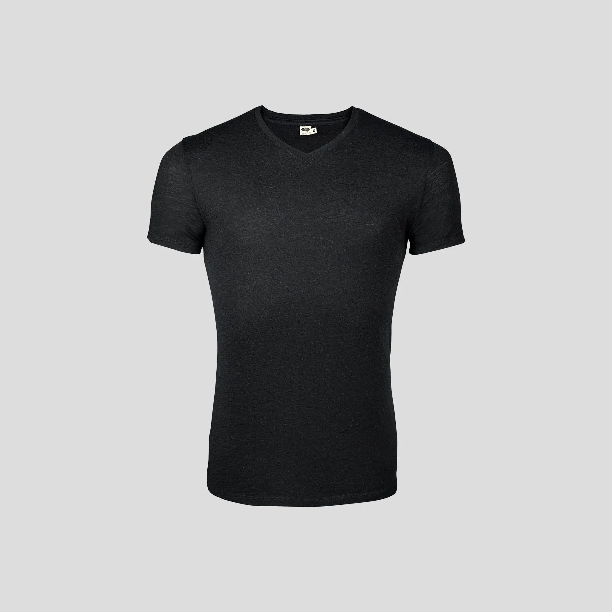 9 Pack - Men's Alpaca Wool V-Neck T-Shirts: 160 Ultralight