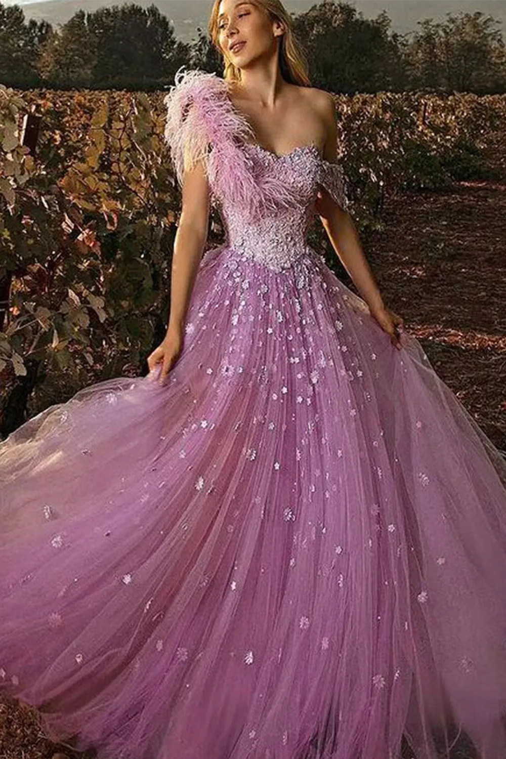 A-line Princess Gorgeous Unique Black Girls Slay Evening Long Prom Dresses PD506