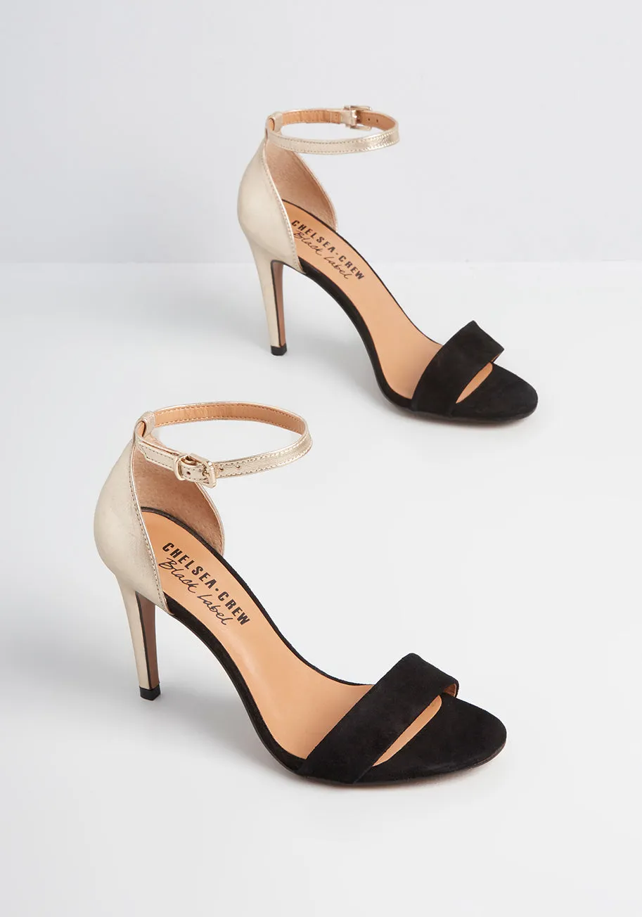 A Mile in Street Style Ankle Strap Heel