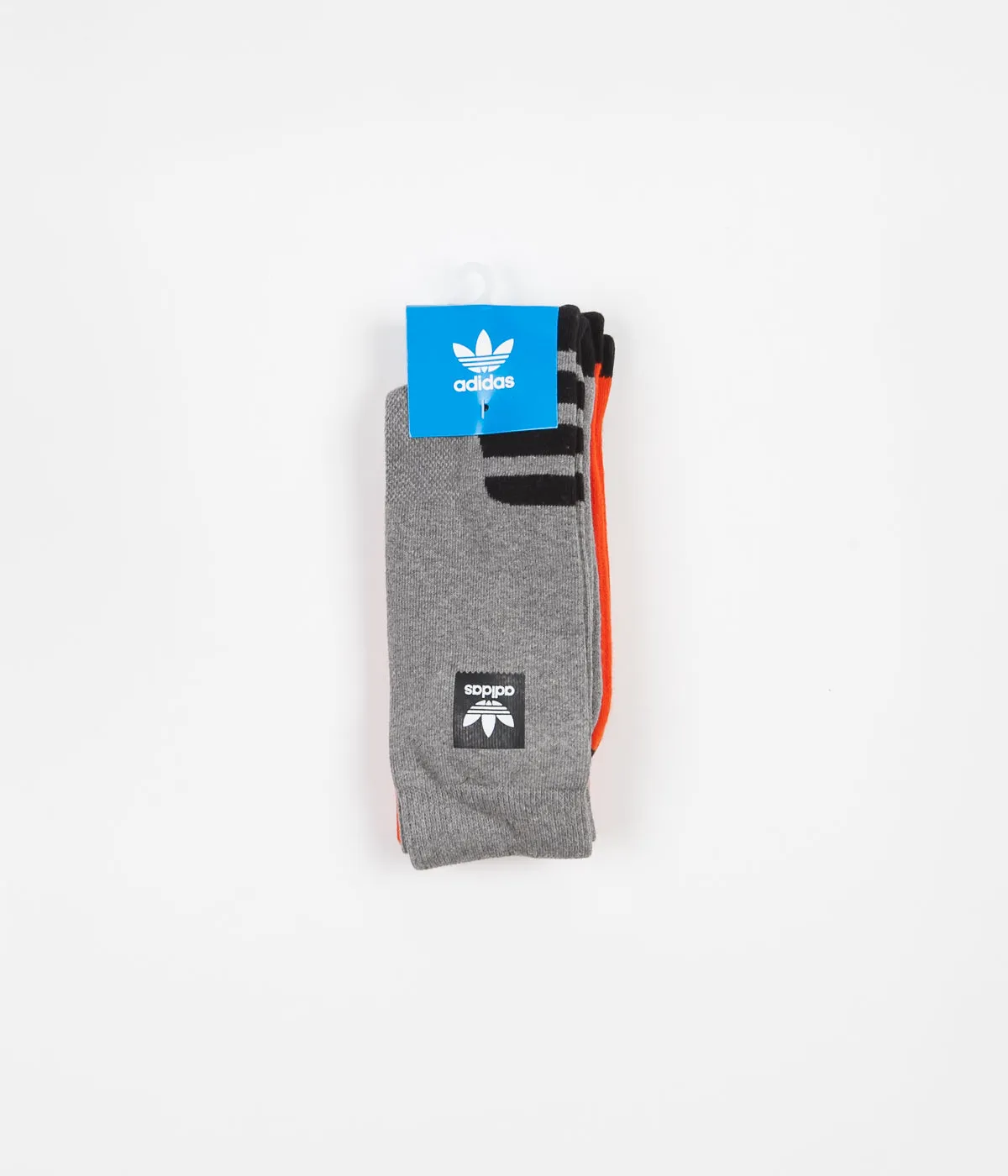 Adidas Blackbird Socks - Collegiate Orange / Core Heather