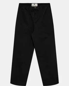 AKJAKOB FATIQUE PLEAT COTTON PANTS - Caviar