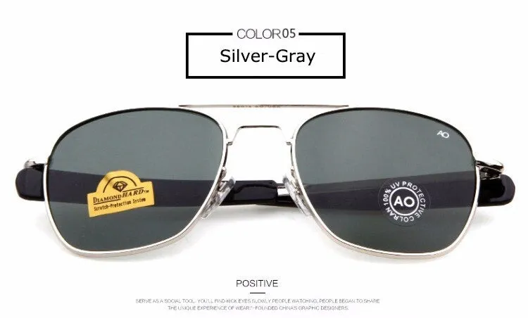 American Army Military Style Optical Men's Fashion AO Sunglasses