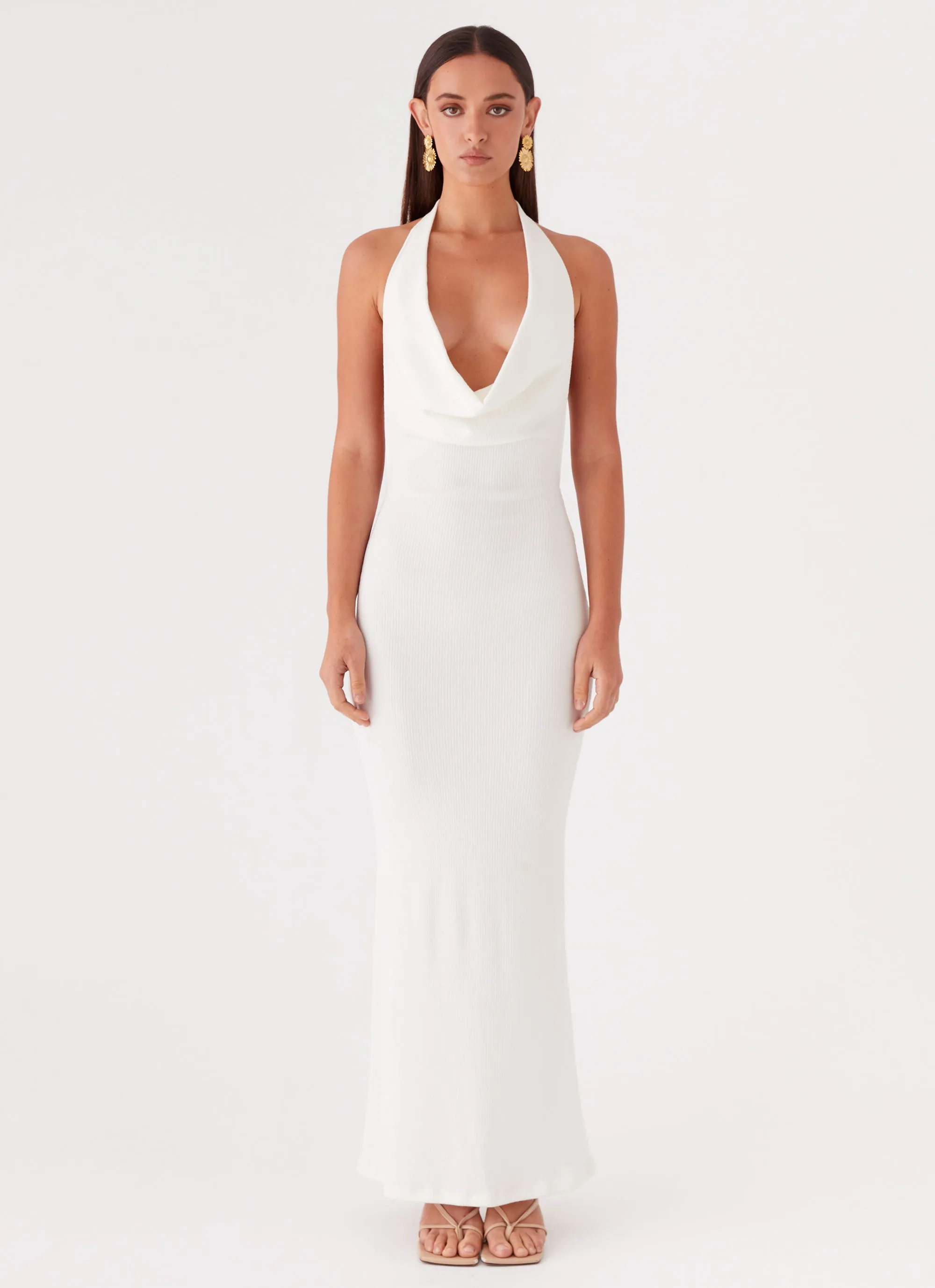 Anella Maxi Dress - White