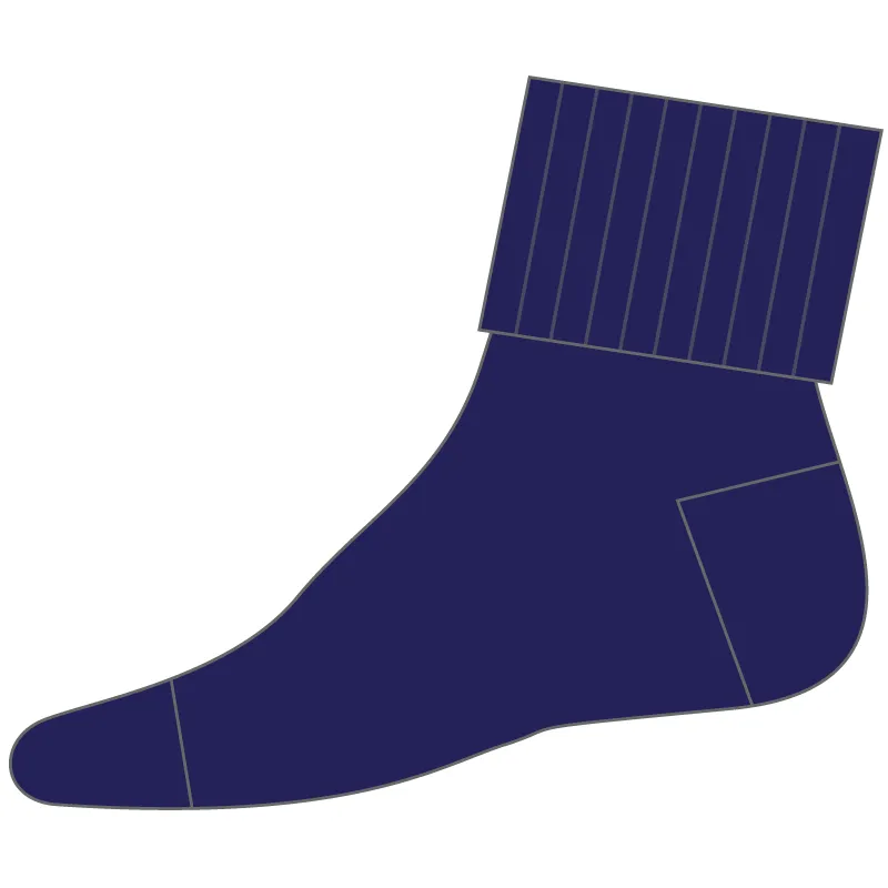 Ankle Socks - Twin Pack - Navy & Grey