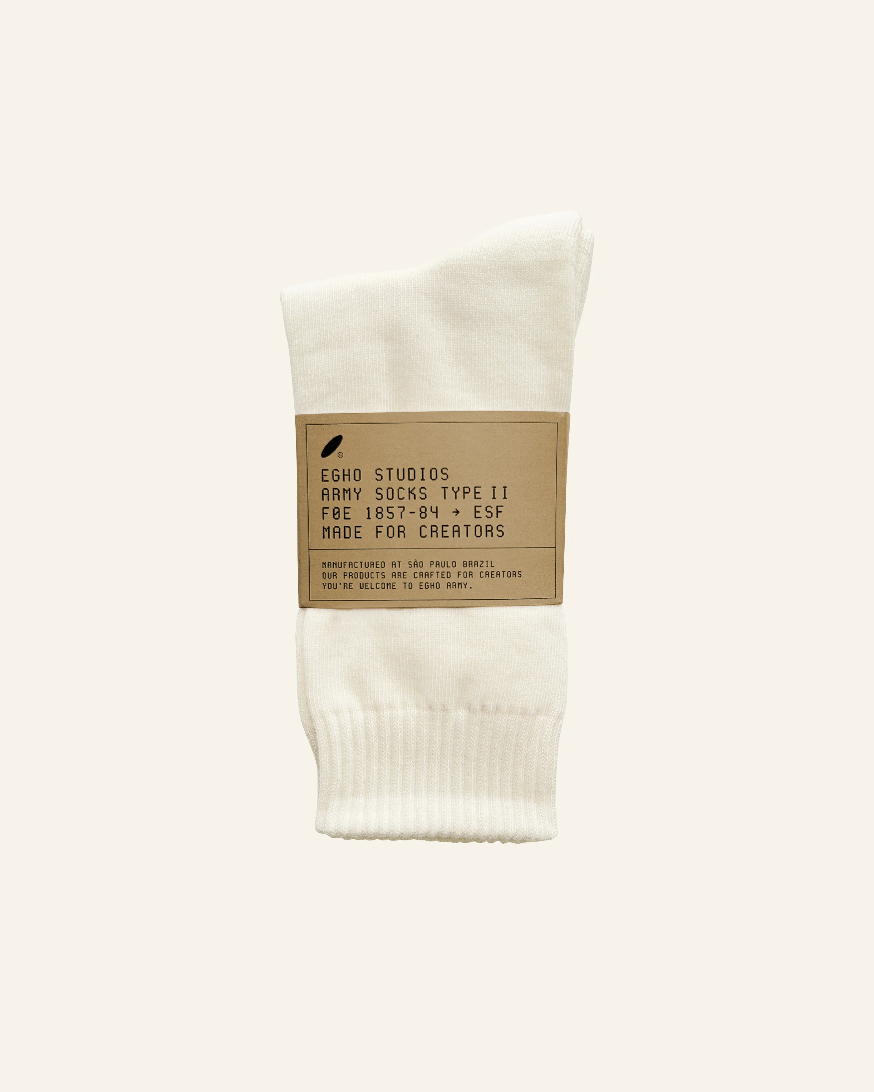 ARMY SOCKS - OFF WHITE