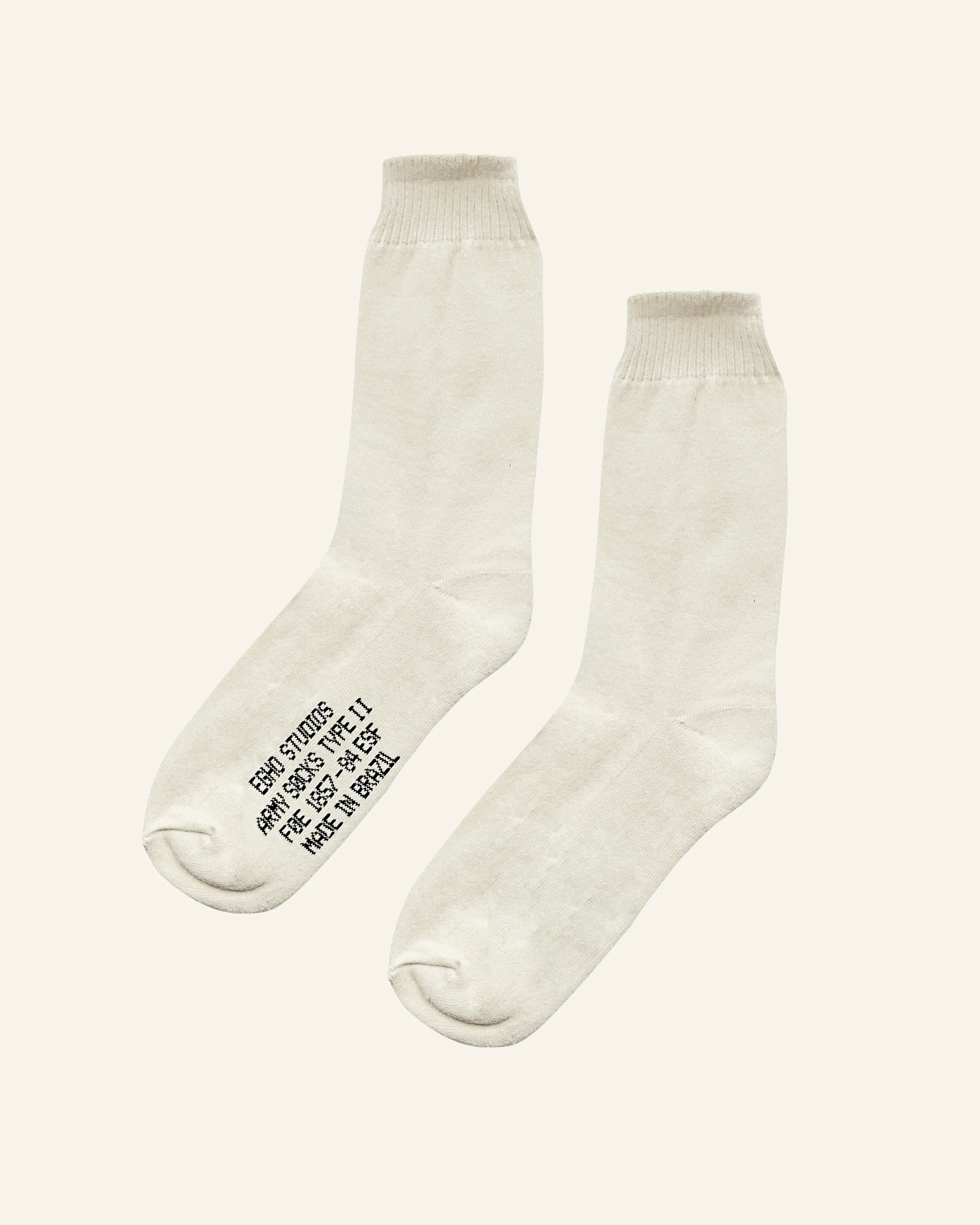 ARMY SOCKS - OFF WHITE