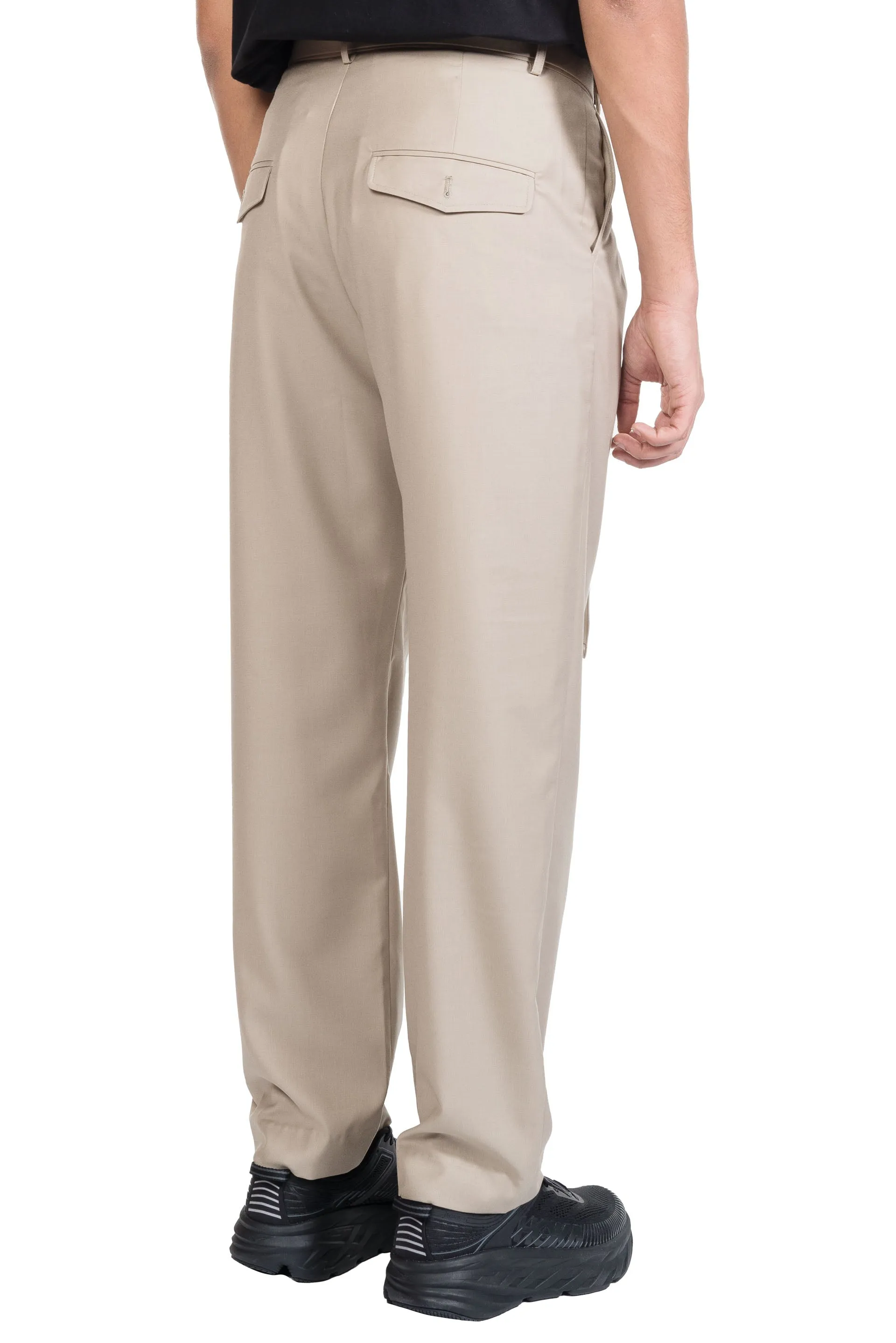 Beige Baggy Pants