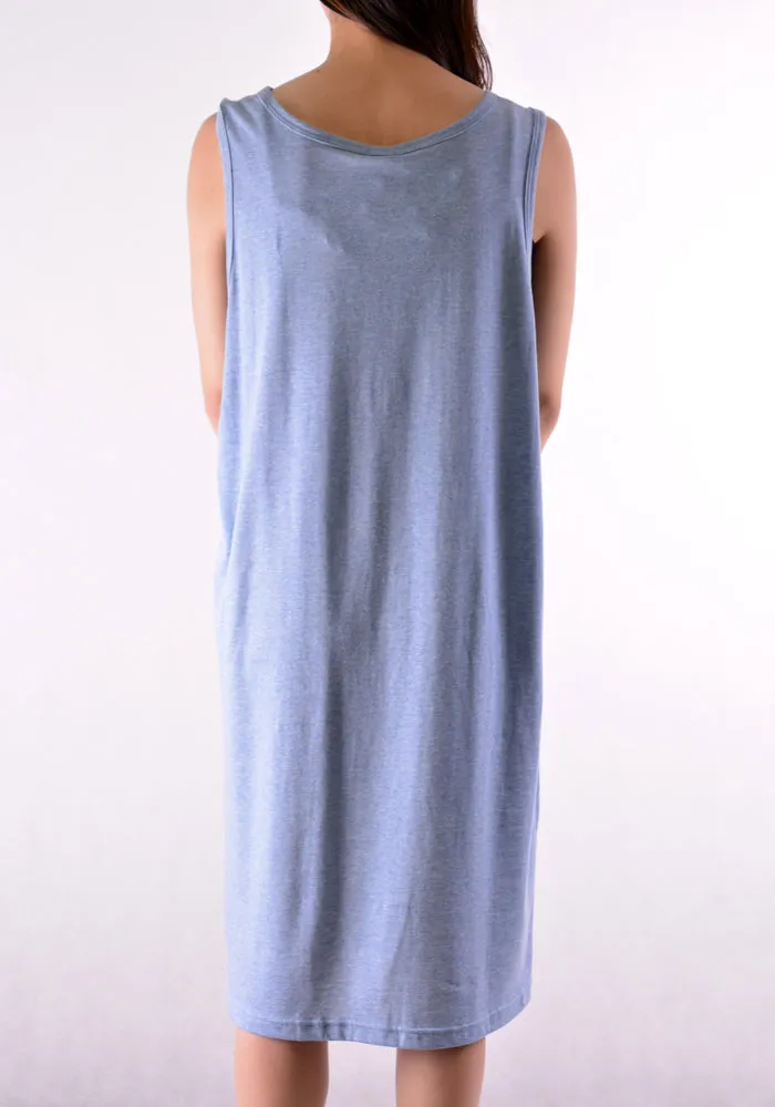 BERNHARD WILLHELM S20//30_SH LONG TANKTOP LIGHT BLUE