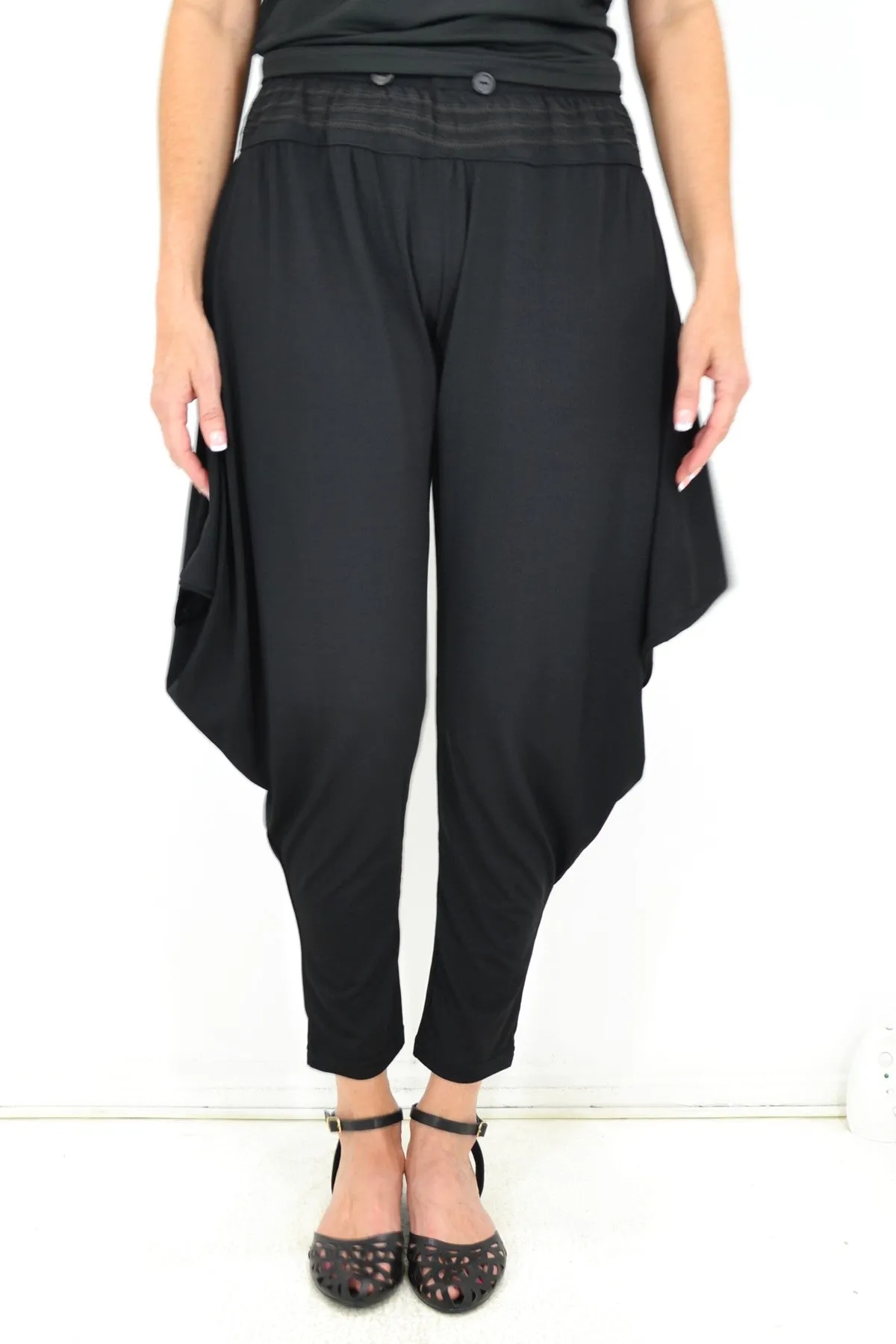 Black Harem Style Pants