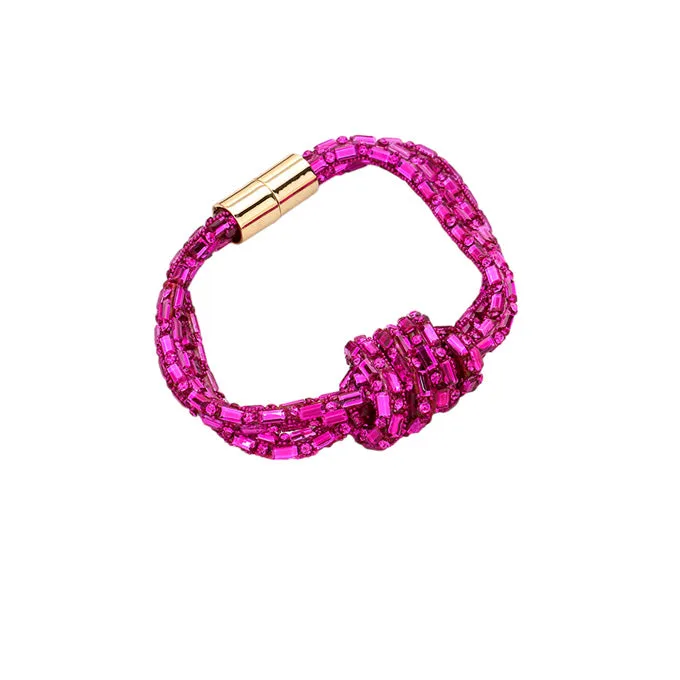 Bling Knot Magnetic Bracelet