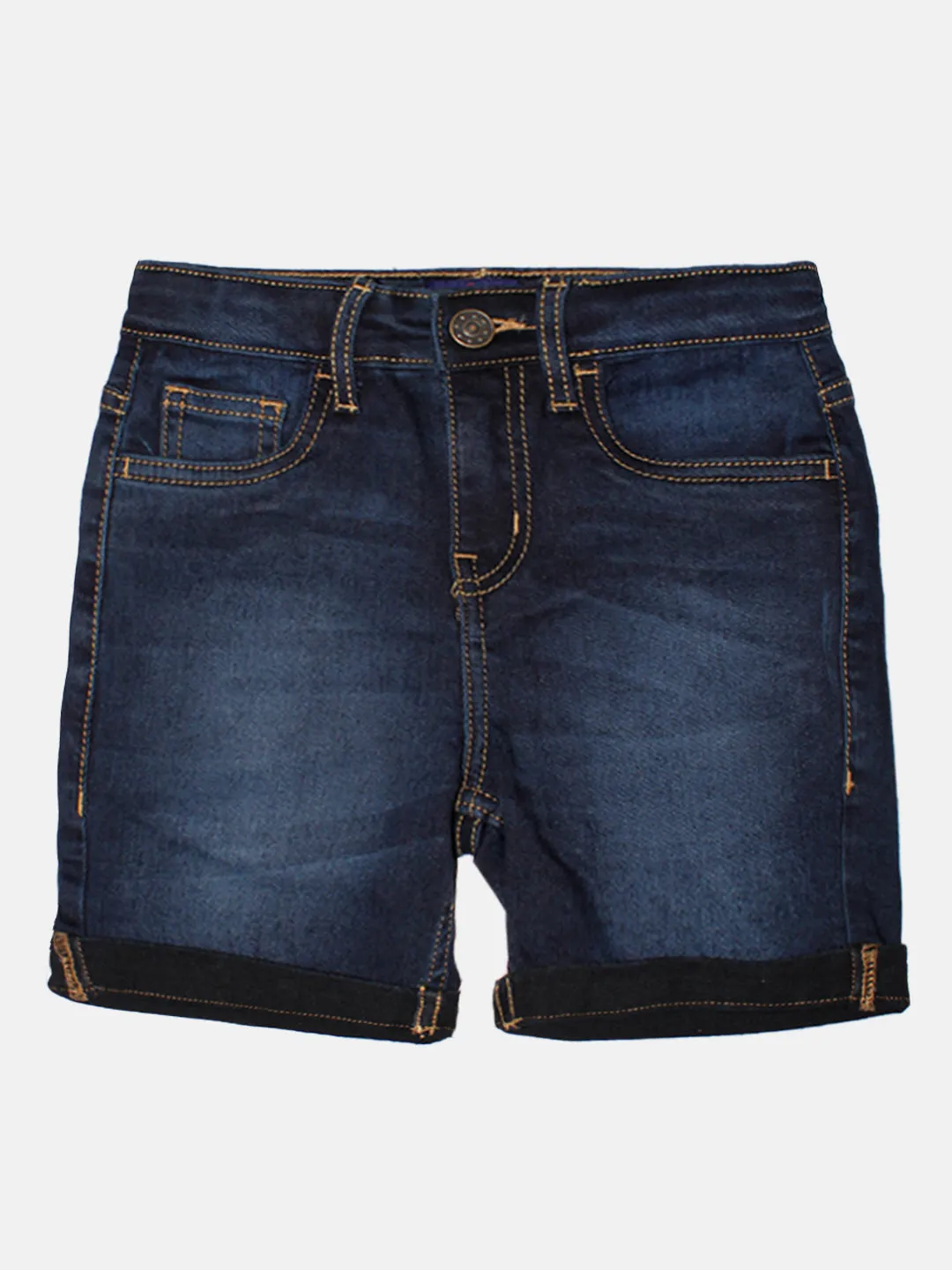 Boys Fashion Denim Rollup Shorts