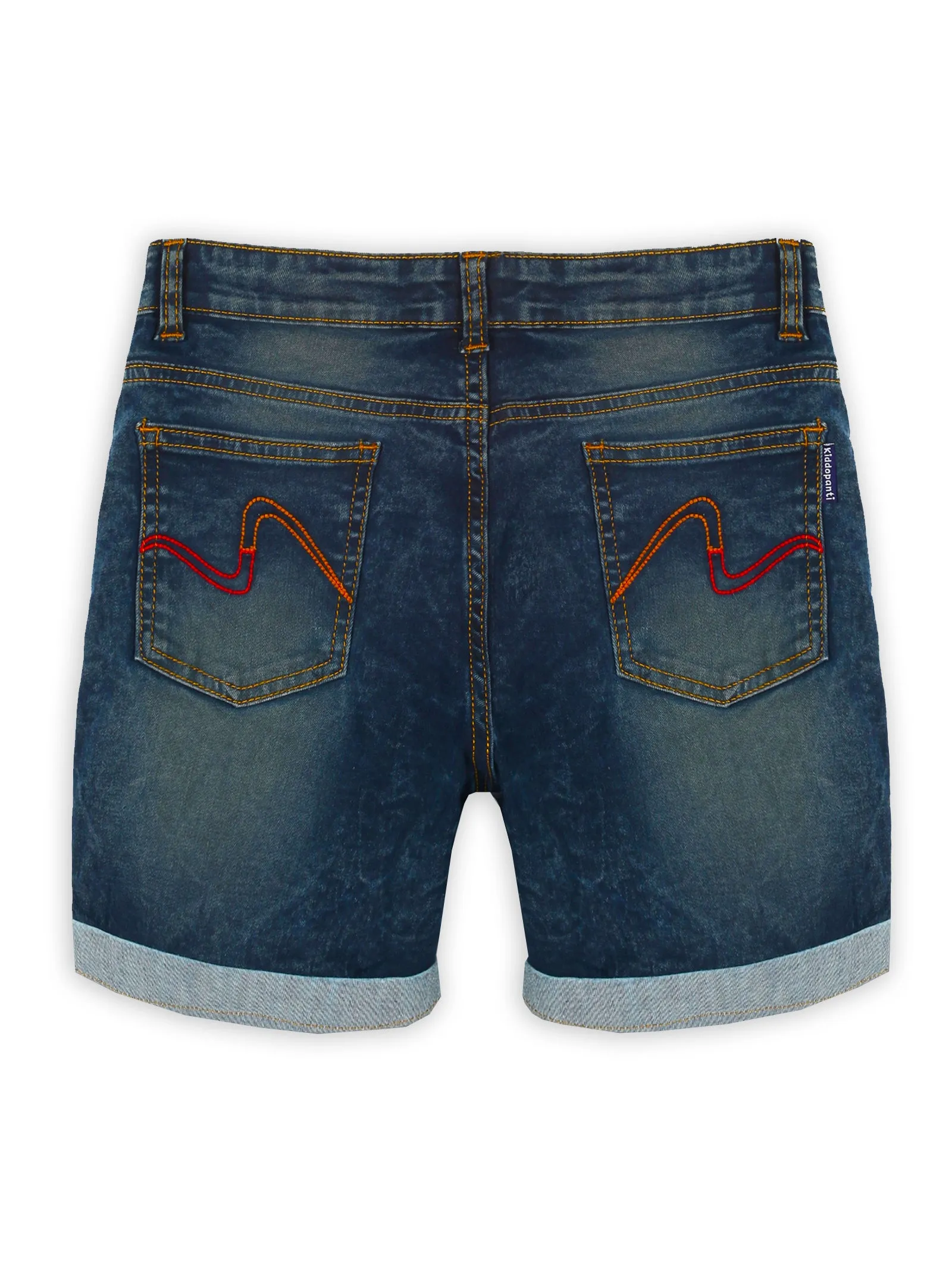 Boys Fashion Denim Rollup Shorts