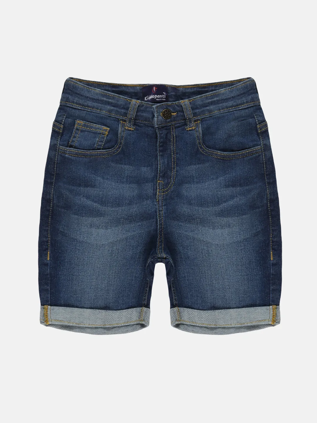 Boys Fashion Denim Rollup Shorts