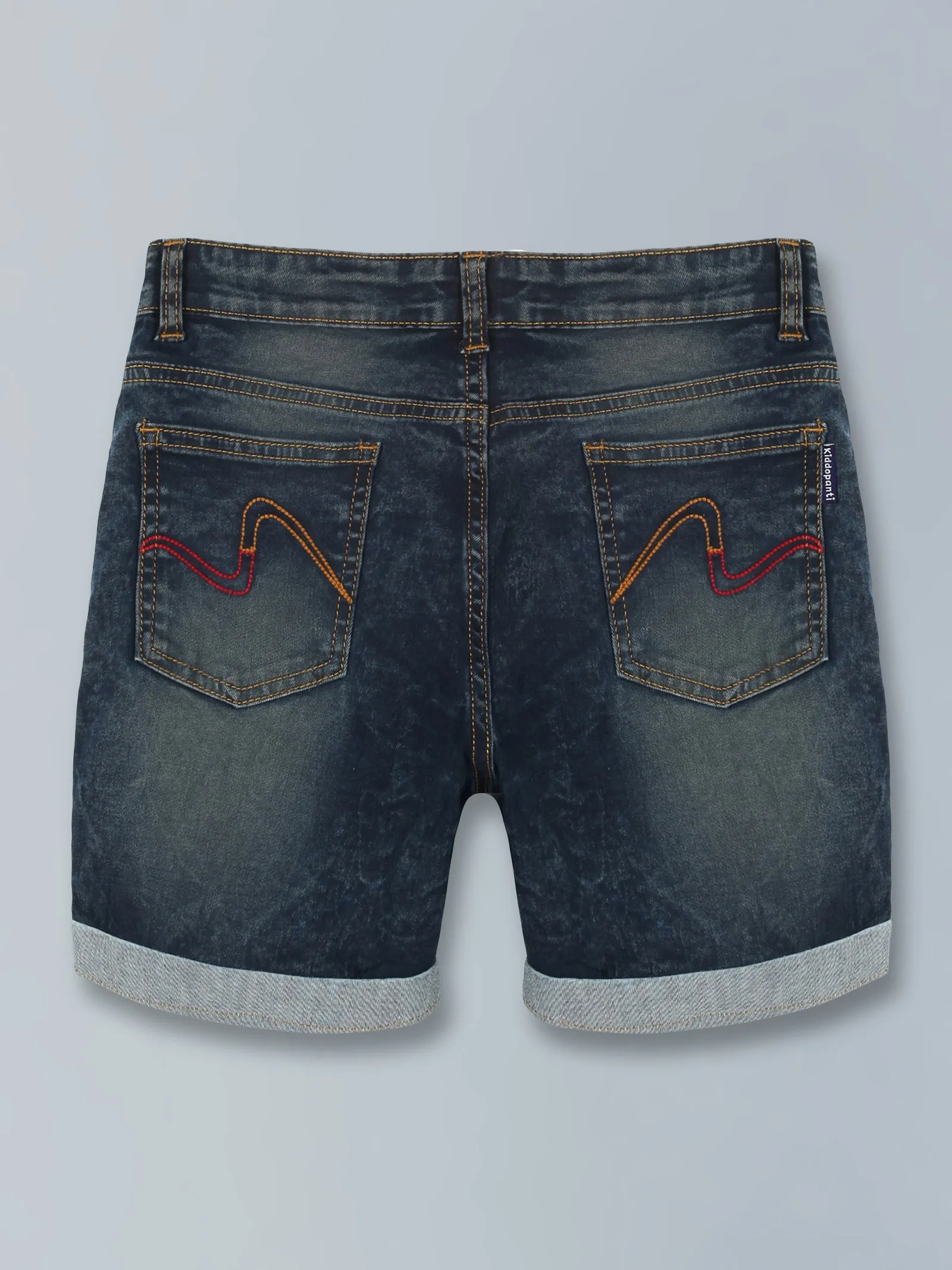 Boys Fashion Denim Rollup Shorts