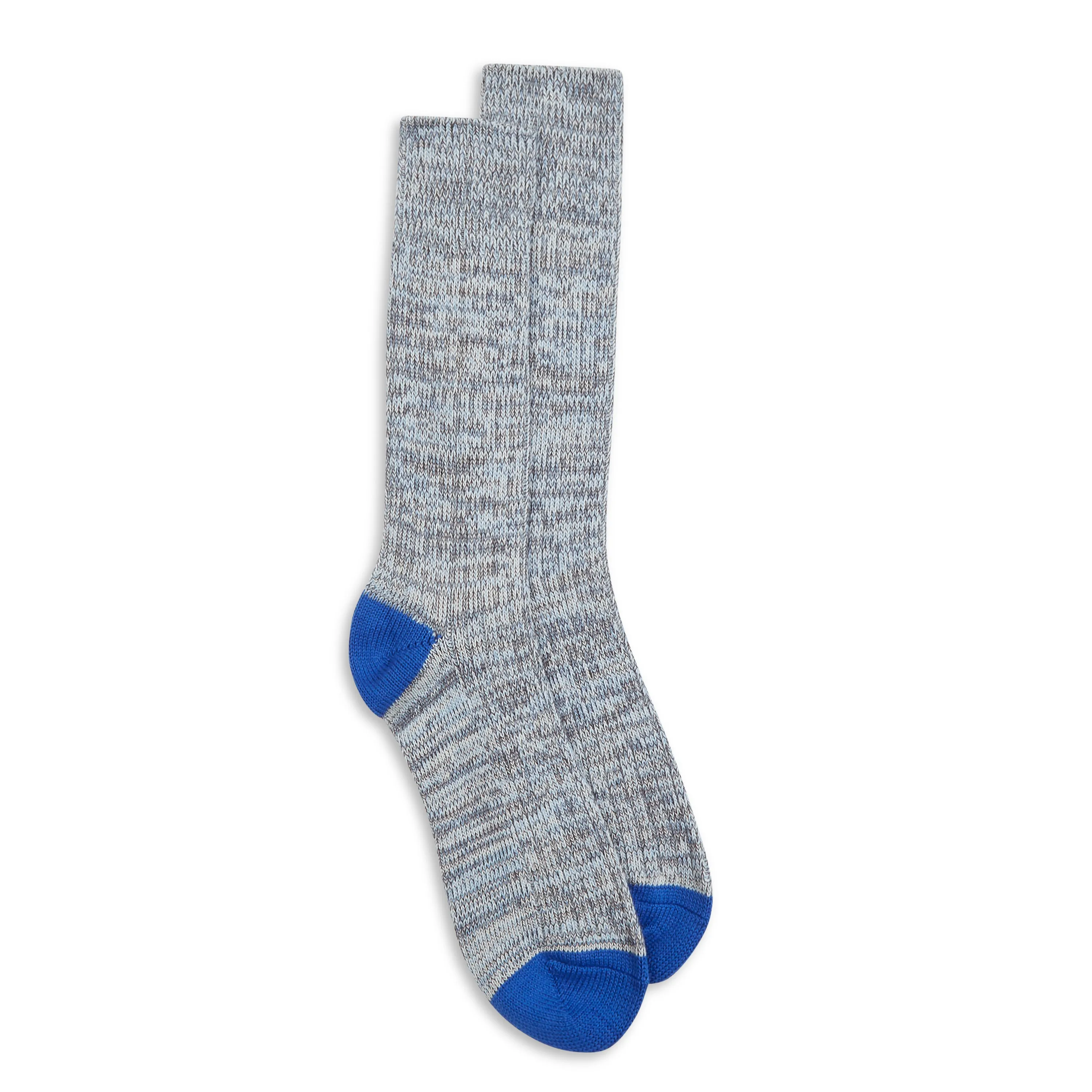 Burrows and Hare Knitted Socks - Sky