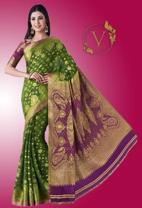 Chiffon Saree (Kanjivaram Style)