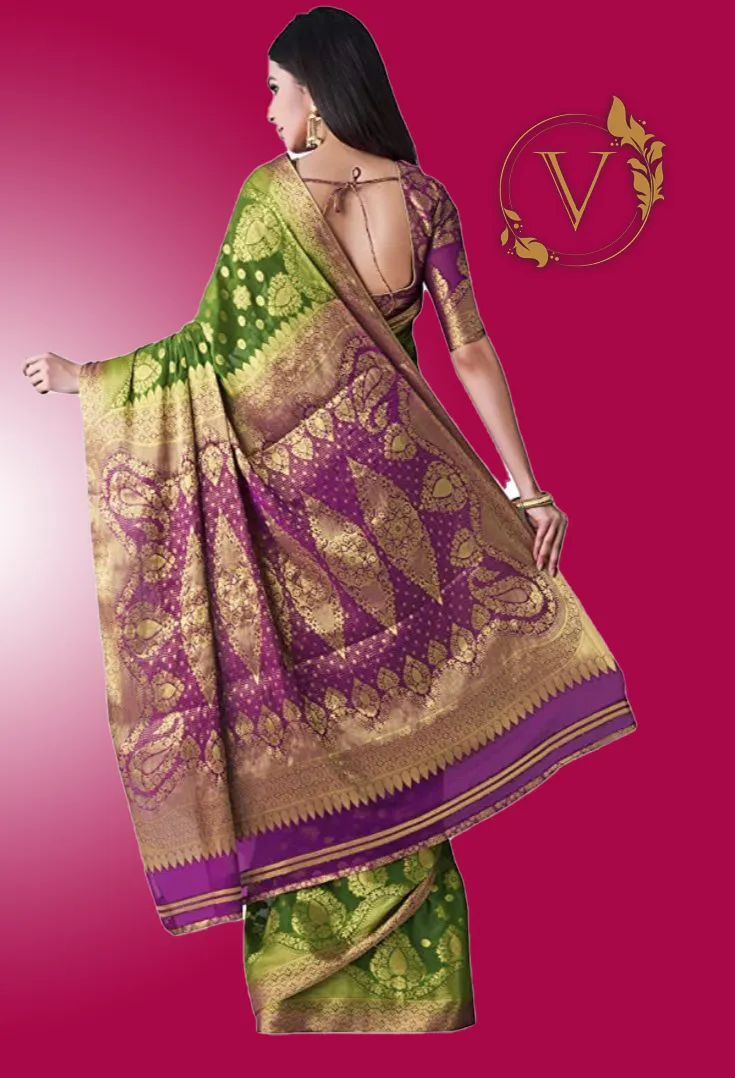 Chiffon Saree (Kanjivaram Style)