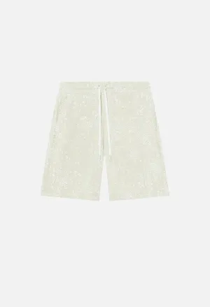 Coated Terry Shorts / Salt