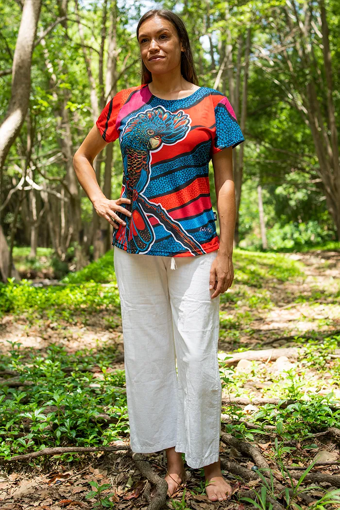 Cockatoo Firebird Women's Fashion Top