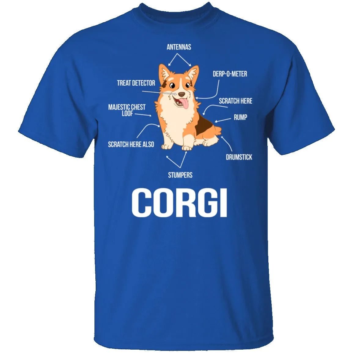 Corgi Anatomy T-Shirt