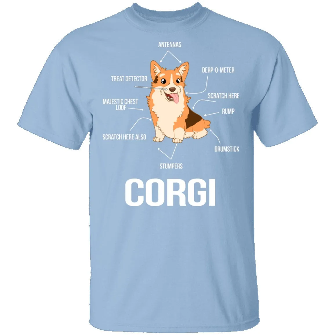 Corgi Anatomy T-Shirt