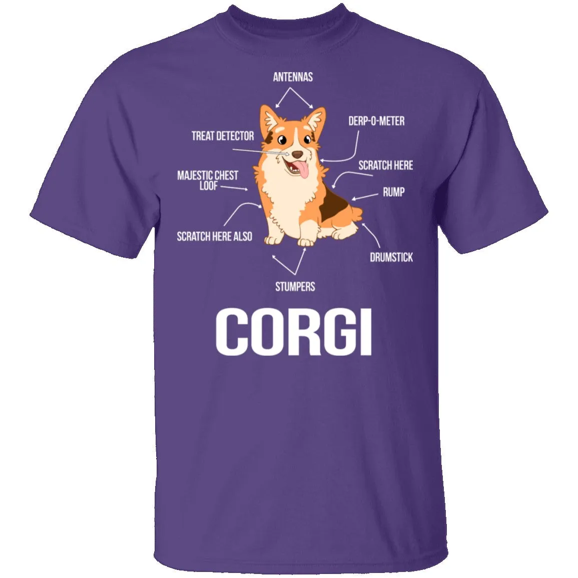 Corgi Anatomy T-Shirt