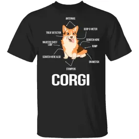 Corgi Anatomy T-Shirt