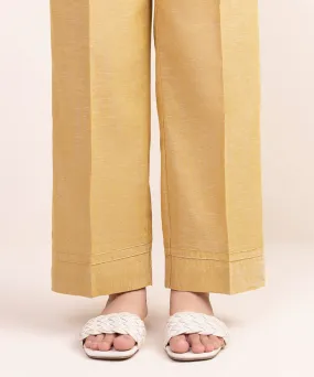 Cotton Linen Straight Pants