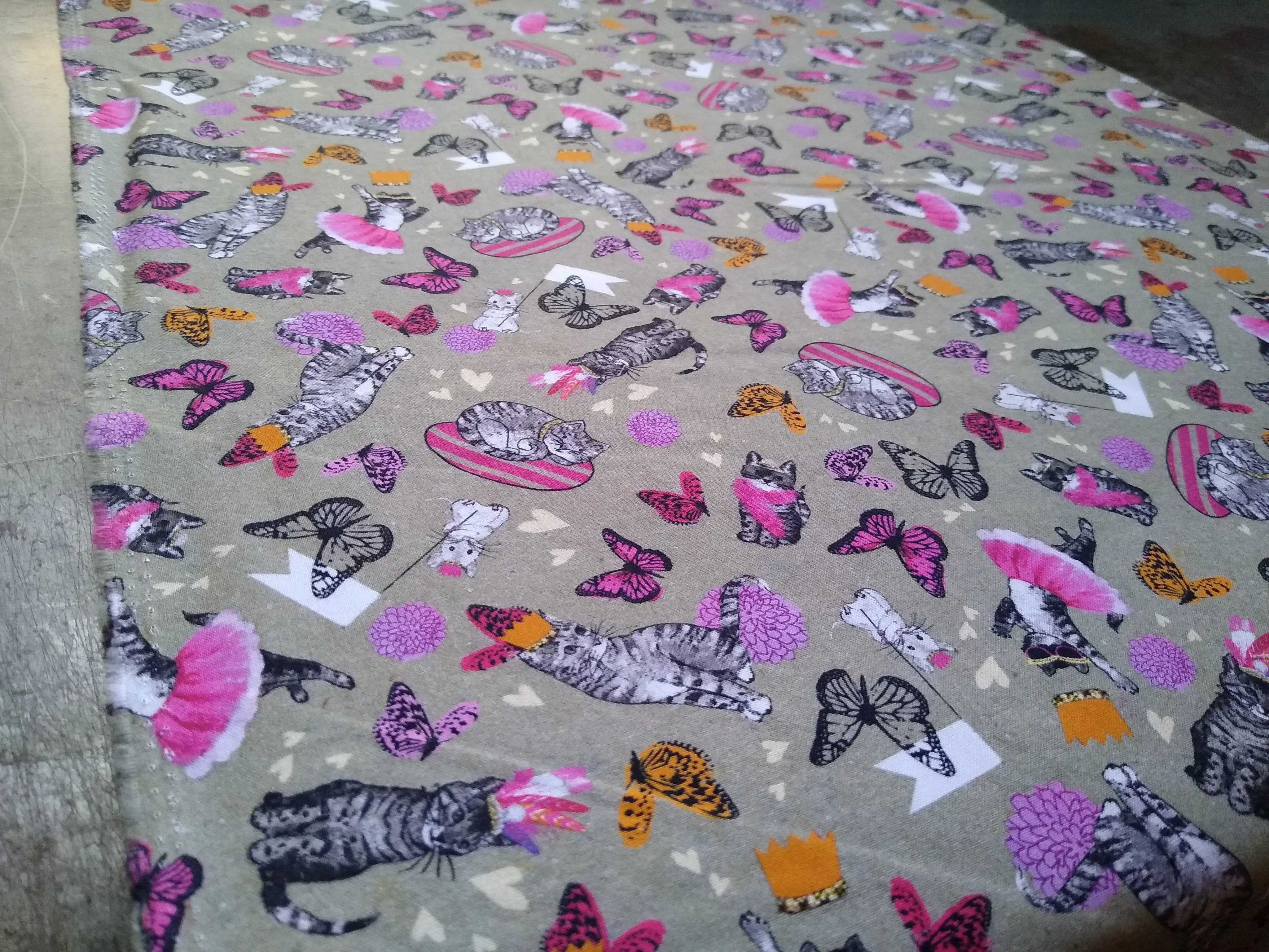 Cotton Print / Kitties n Tutus