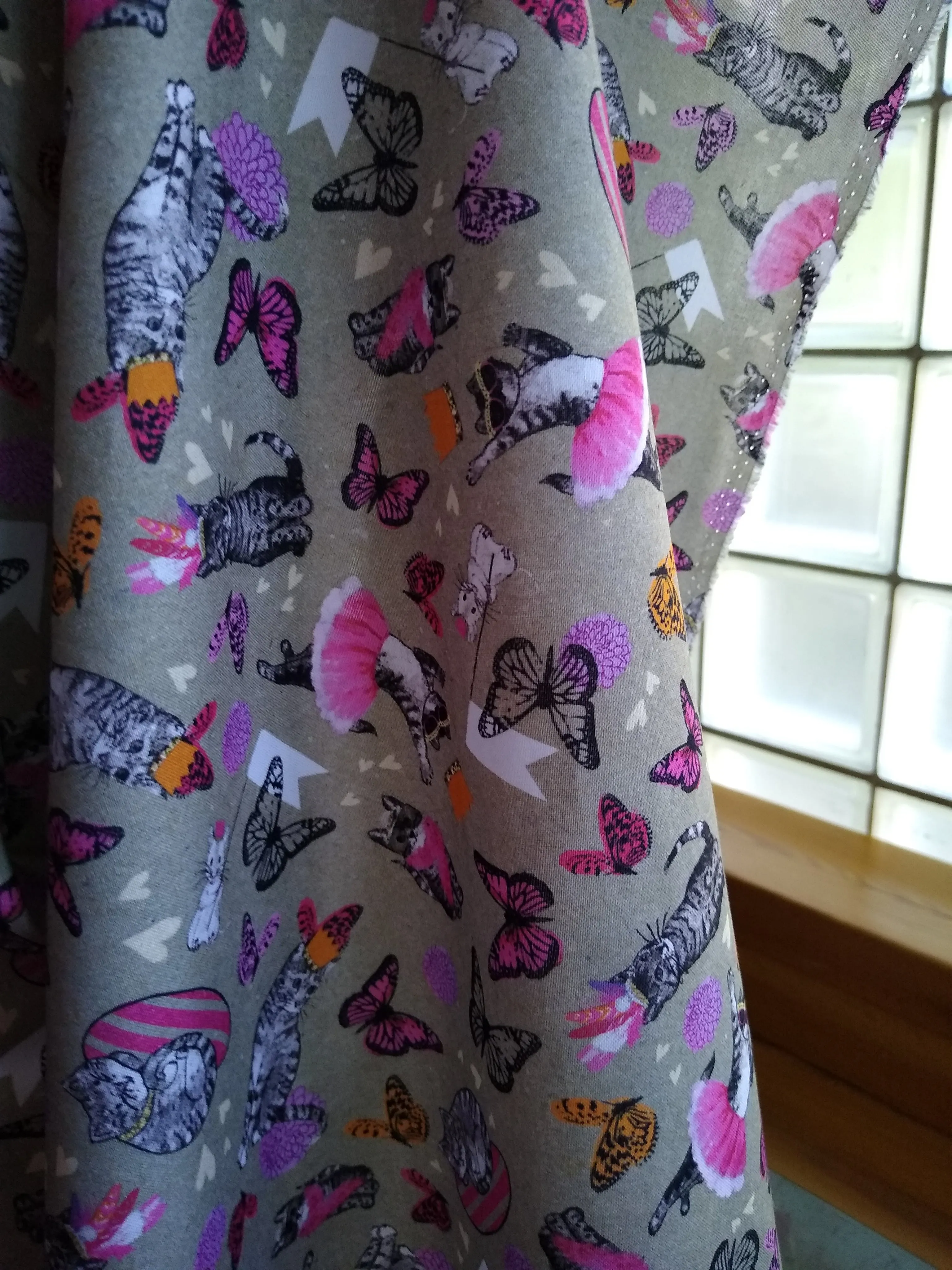 Cotton Print / Kitties n Tutus