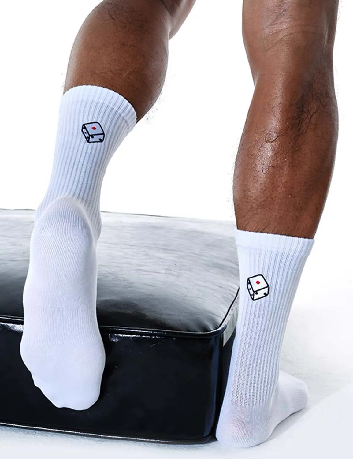 Dice Thin Crew Socks