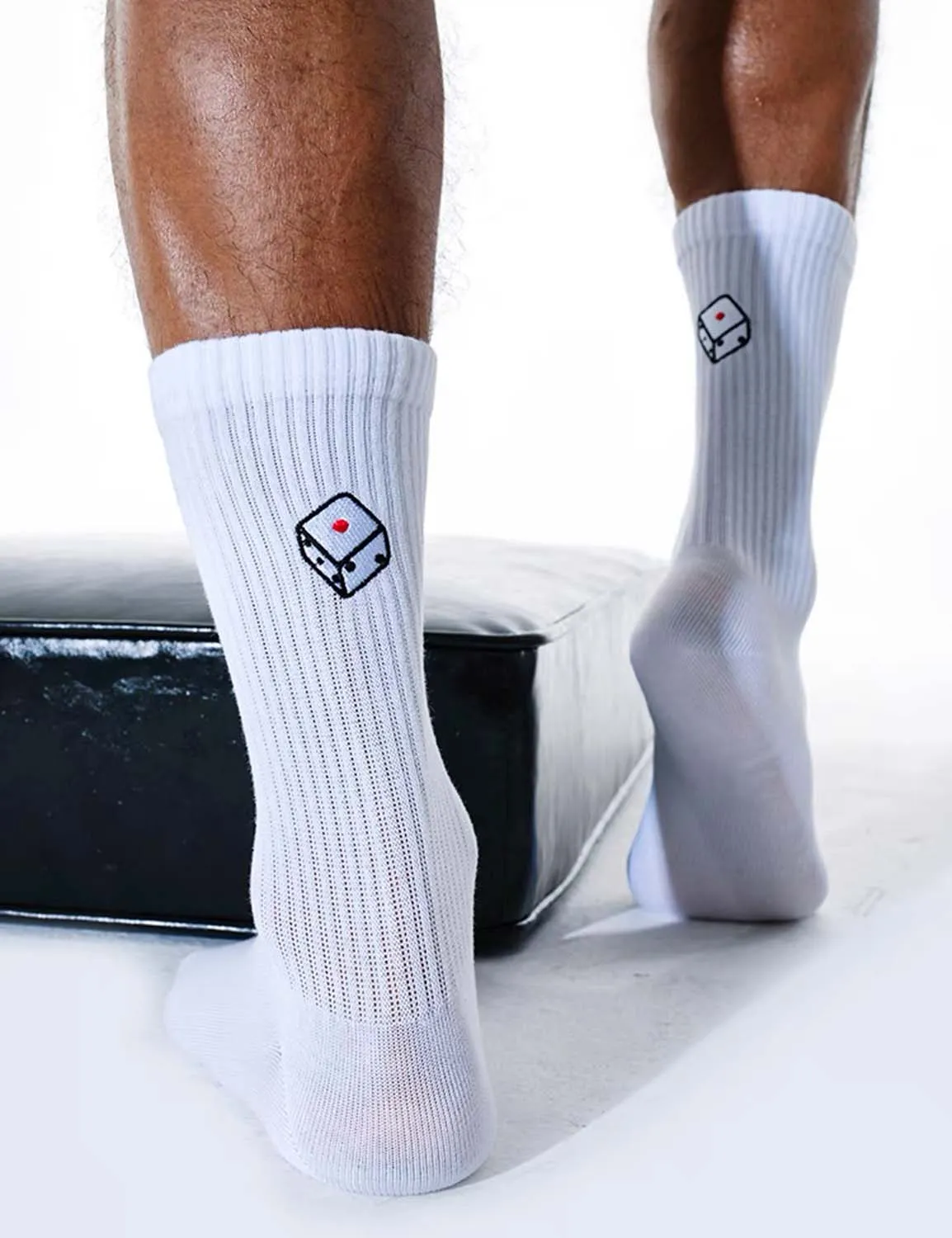 Dice Thin Crew Socks