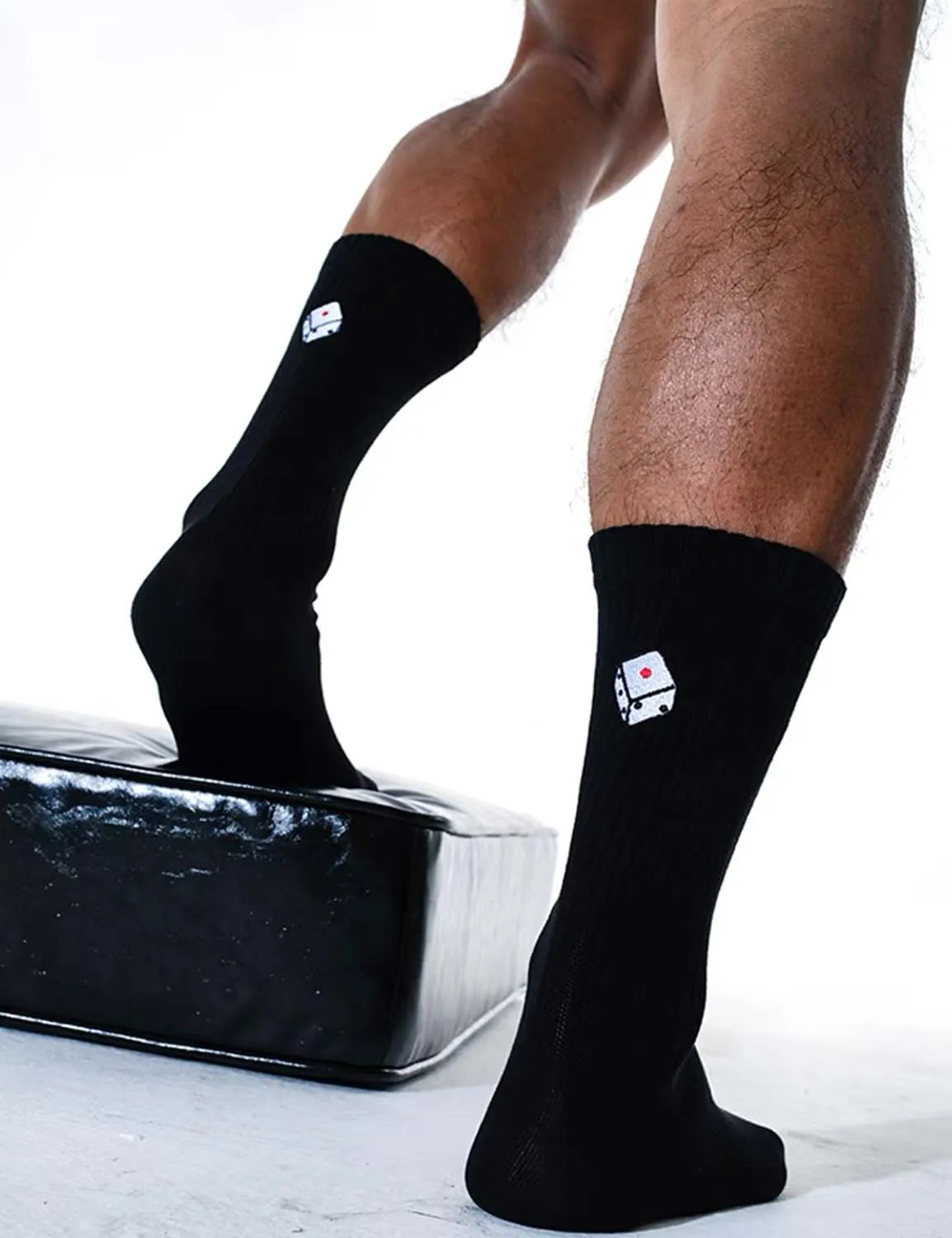 Dice Thin Crew Socks