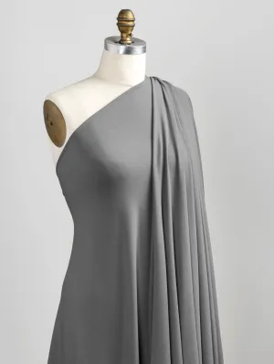 Drapey Tencel Modal Stretch Jersey Knit - Graphite - Swatch