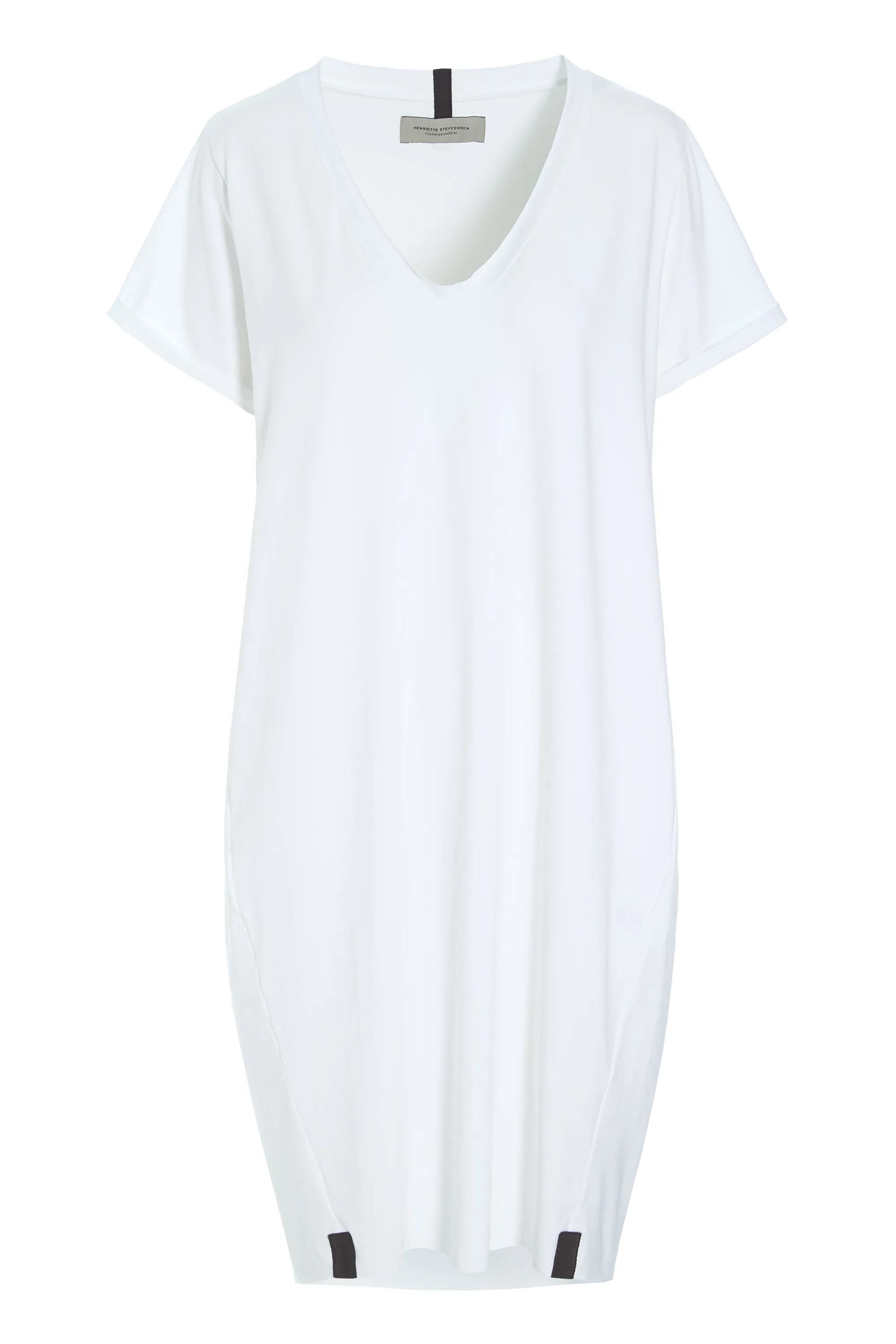 DRESS V-NECK - 98049 - WHITE