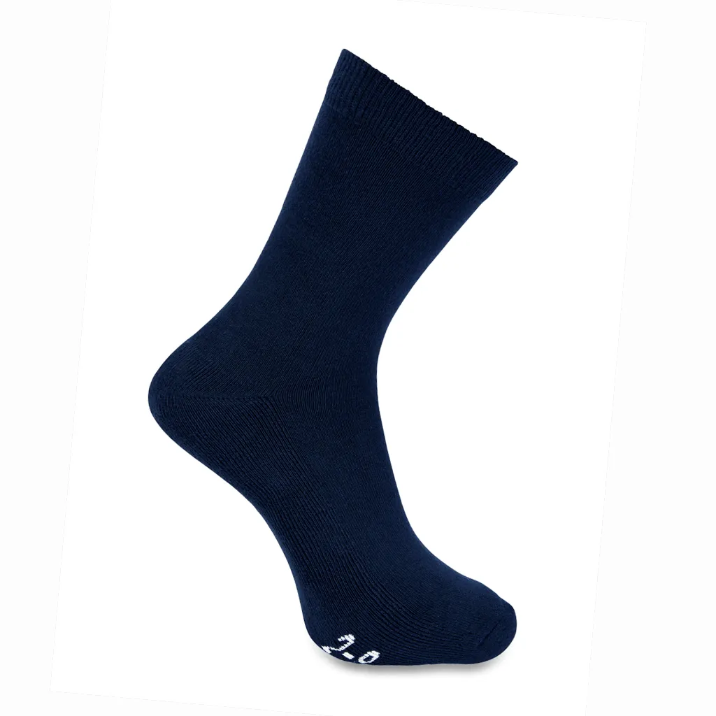 Edumax Socks- Twin Pack - White & Navy