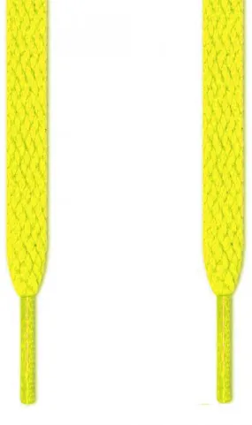 Fashion Shoe Laces Neon Yellow