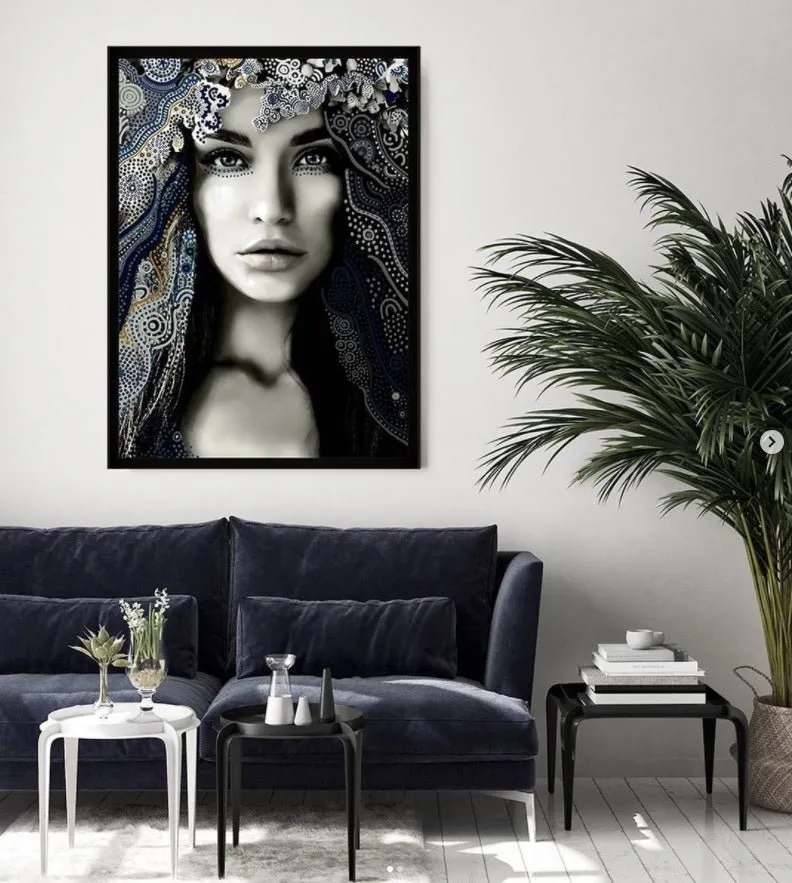 Florence Girl Fashion Wall Art