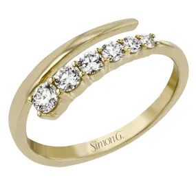 Harmonie Fashion Ring In 18k Gold With Diamonds