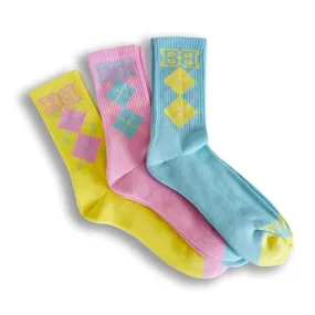 Ice Cream 3-Pack Socks