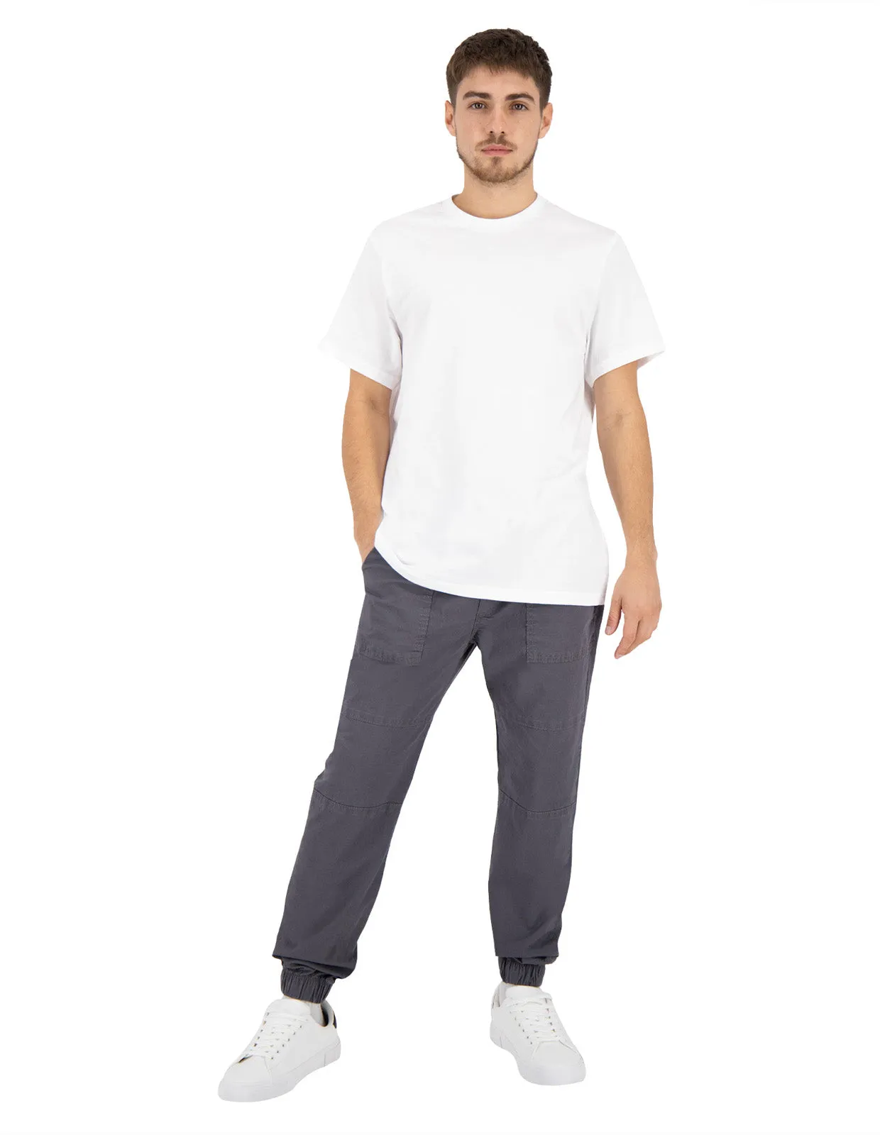 Jogger Fashion de Gabardina Premium - Gris